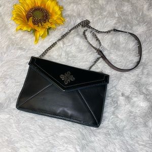 Simply Vera ~Vera Wang Crossbody Bag With An Antique Chain & Copper Strap